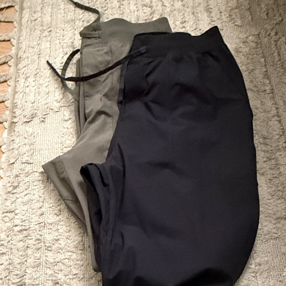 Bundle of two Lululemon ABC pants black and gray size L
